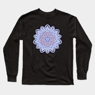 Purple mandala Long Sleeve T-Shirt